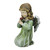 11.5" Joseph's Studio Kneeling Angel with Rose Outdoor Garden Statue