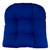 20" Cobalt Blue Wicker Furniture Outdoor Patio Chair Cushion