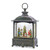 Set of 2 Snow Globe Lantern with Snowman Plastic 6-Hour Timer - 3 AA Batteries Not Included, 12"