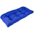 44" Cobalt Blue Tufted Outdoor Patio Wicker Loveseat Cushion