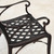 Set of 2 Black Mesh Lattice Outdoor Patio Furniture Dining Chairs 33"