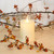 8" Clear and Beige Elegant Battery Operated LED Candle with Moving Flame
