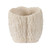 5.75" Cream White Textured Outdoor Patio Planter
