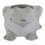 9" Gray Frog Shaped Spring Flower Pot Planter