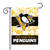 18" x 13" Yellow and Black NHL Pittsburgh Penguins Outdoor Garden Flag