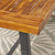 6-Piece Teak Brown Finish Rectangular Wicker Outdoor Furniture Patio Dining Set - Beige Cushions