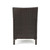 9-Piece Brown Wicker Outdoor Furniture Patio Dining Set - Brown Cushions