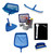 7-Piece Deluxe Swimming Pool Cleaning and Test Kit Set