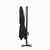 120" Black Liberty Aluminum Outdoor Patio Umbrella