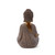 Set of 3 Gold and Gray Buddha  with Bowl Statuaries Candle Holder