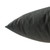 26" Black Solid Outdoor Patio Square Throw Pillow