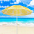 5' White and Yellow Lemon Fruit Beach Umbrella