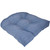 20" Blue Denim Wicker Furniture Outdoor Patio Chair Cushion