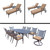 15pc Black Dining and Lounge Patio Furniture Sets