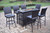 7 Piece Coffee Brown Elite All-Weather Resin Wicker Outdoor Patio Bar Set 50"