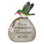 5.75" Hummingbird Bird "Forever Remembered Forever Missed" Memorial Stone