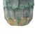 10.25" Green and Gold Contemporary Outdoor Tall Planter