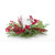 Set of 2 Green Pine and Eucalyptus Candle Holder with Pine cones and Red Berries 15.75"