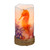 Set of 4 Colar Orange Seahorse Themed LED Candle 6"