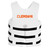 43" White NCAA Clemson University USCG Approved Adult Large Vinyl Life Jacket Vest
