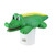 16" Green and White Crocodile Floating Swimming Pool Chlorine Dispenser