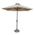 55" 11 Pc. Beautiful Bronze Colored Aluminum Outdoor Patio Bar Table Set with Umbrella