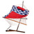 52" x 76" Cotton Macrame Single Hammock, 2-Point Stand and Cushion Set