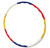 24" Vibrantly Colored Dolphin Slalom Swimming Pool Dive Ring