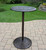 44" 3 Pc. Antiqued Bronze Colored Outdoor Patio Bar Set with Detailed Design