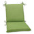 36.5" Solid Green UV-Resistant Outdoor Patio Chair Cushion with Ties