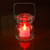 Set of 12 Flickering Red Battery Operated LED Tea Lights 1.5"