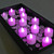 Set of 12 Flickering Purple Battery Operated LED Tea Lights 1.5"