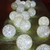 20-Count Luminous Warm White Hanging Solar Cotton Globe String Lights