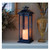 16.75" Traditional Style Black Metal Lantern with Battery Operated LED Lighted Candle