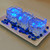 Set of 12 Battery Operated LED Blue Waterproof Tea Lights