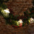 10-Count 11' White Metal Edison-Style Hanging Electric Cafe String Incandescent Lights