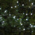 2' x 5' Cool White Electric String Lights with Plastic Globes - Green Wire