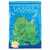 Blue and Green Frogs Printed Large Garden Flag 42" x 29"