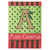 Monogram Merry Christmas Holly "A" Garden Flag 13" x 18"