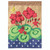 Red Flower With Green Accents Garden Flag 29 X 42