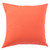 26" Coral Red Solid Outdoor Patio Square Throw Pillow
