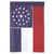 Blue, Red and White Mississippi 20 Stars Garden Flag 13" x 18"