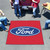 5' x 6' Blue and Red Ford Tailgater Mat Rectangular Outdoor Area Throw Rug