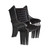 12pc Beige and Black Round Bar with Swivel Bar Stools and Patio Dining Sets 84"
