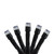 24 Cool White LED Battery Operated 8-Function Christmas Lights - 5.5 ft Black Wire