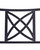 5-Piece Black Finish Aluminum Outdoor Furniture Patio Dining Set 31.5"