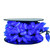 100 Commercial Length Blue LED Faceted C9 Christmas Lights on Spool - 41 ft Green Wire