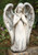 10.25" Ivory Angel Kneeling Prayer Religious Outdoor Garden Statue