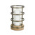 10" Metal Framed Candle Holder