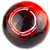 Pack of 2 Black and Red Argentina River Plate Soccer Ball 8.5"